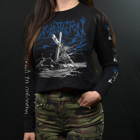 INCANTATION - Onward to Golgotha (Long Sleeve Crop)